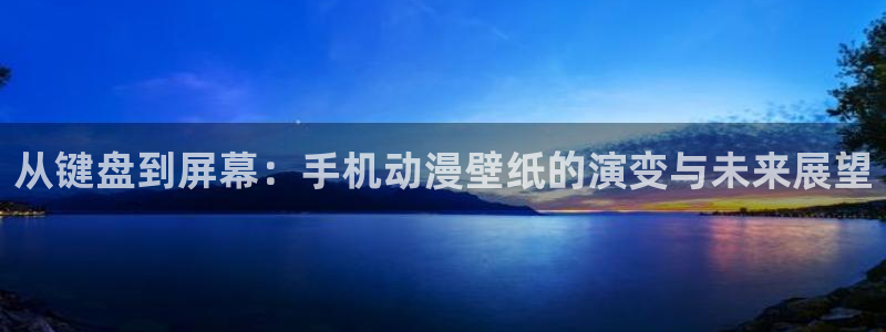 78动漫寿屋：从键盘到屏幕：手机动漫壁纸的演变与未来展望